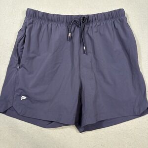 Fila GYM Swim Trunks Lined Shorts NAVY MENS SMALL 28 ELASTTIC WAIST DRAWSTSRING